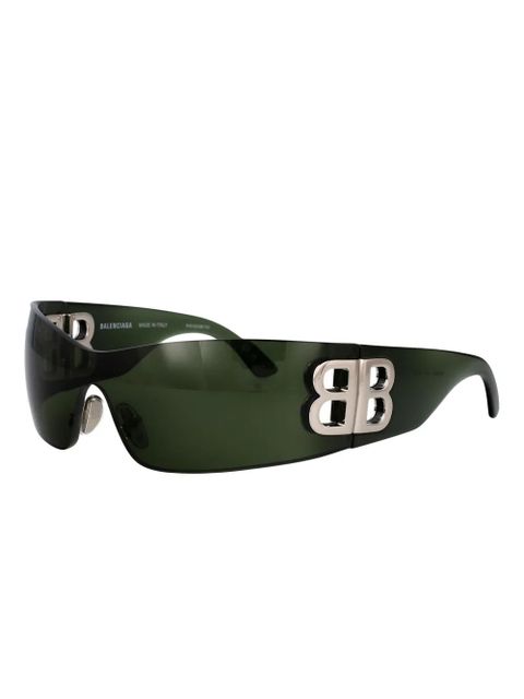 Balenciaga Eyewear logo sunglasses - Green