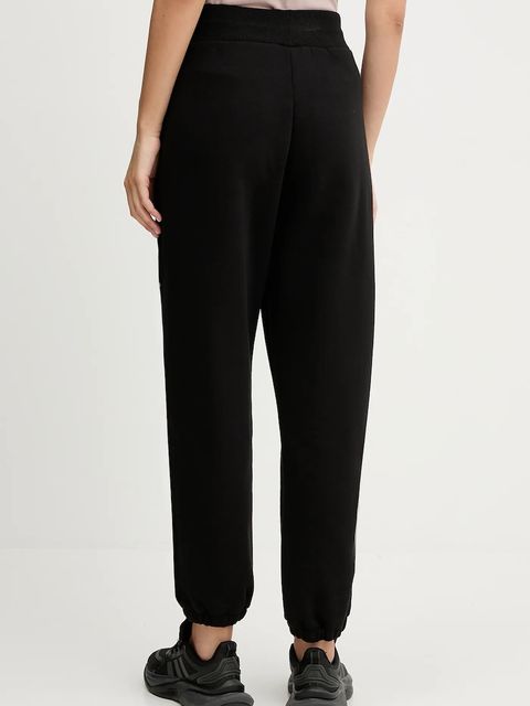 Guess spodnie dresowe AELIA damskie kolor czarny gładkie V5BB10 KB681