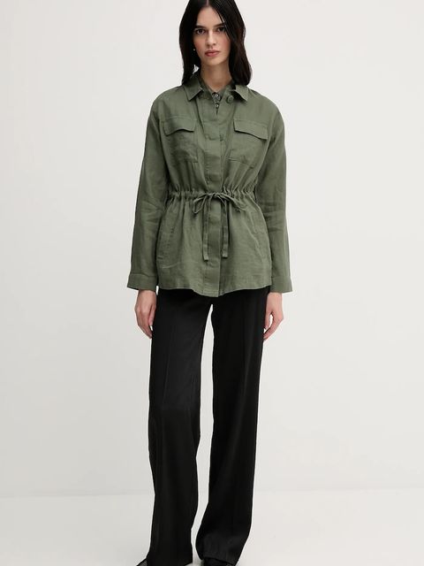 United Colors of Benetton koszula lniana - zdjęcie produktu nr 2