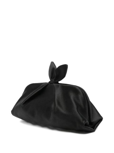 Aquazzura Bow Tie chain clutch bag - Black - zdjęcie produktu nr 2