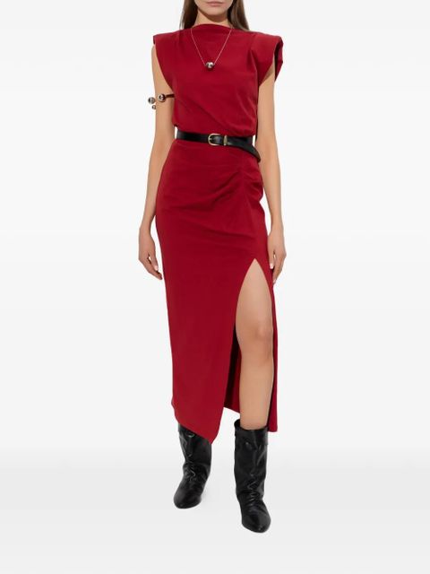 ISABEL MARANT Nadela gathered split maxi dress