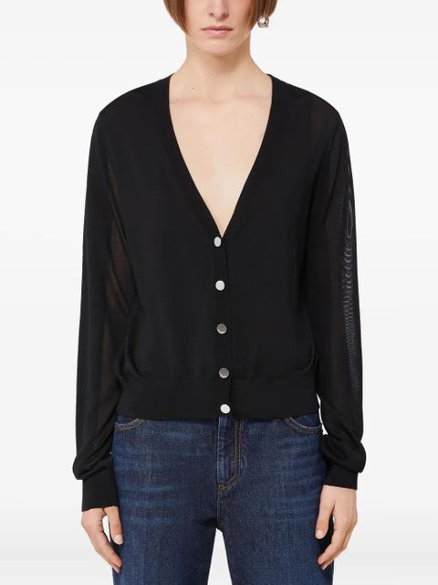 Sportmax fine-knit cardigan - Black