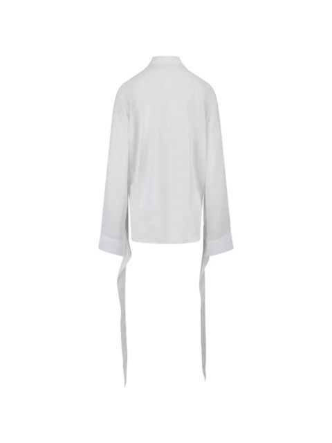 The Frankie Shop Verlin tie-cuff shirt - White - zdjęcie produktu nr 2