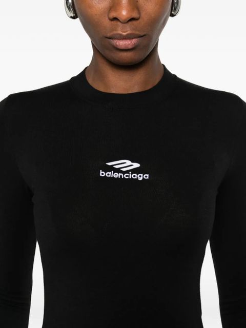 Balenciaga logo top - Black