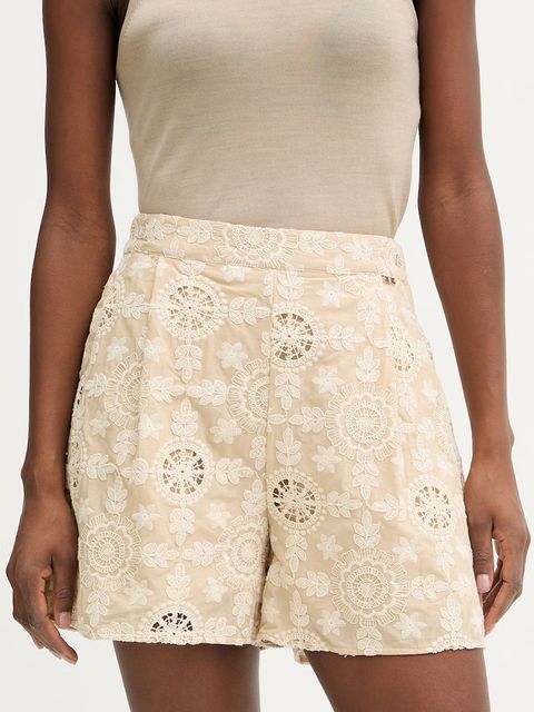 Fracomina szorty eleganckie damskie bawełniane - zdjęcie produktu nr 2