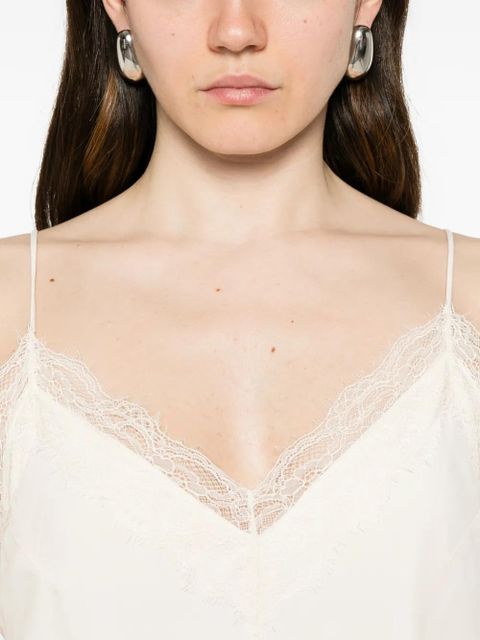 Róhe lace-trim midi dress - Neutrals - zdjęcie produktu nr 2