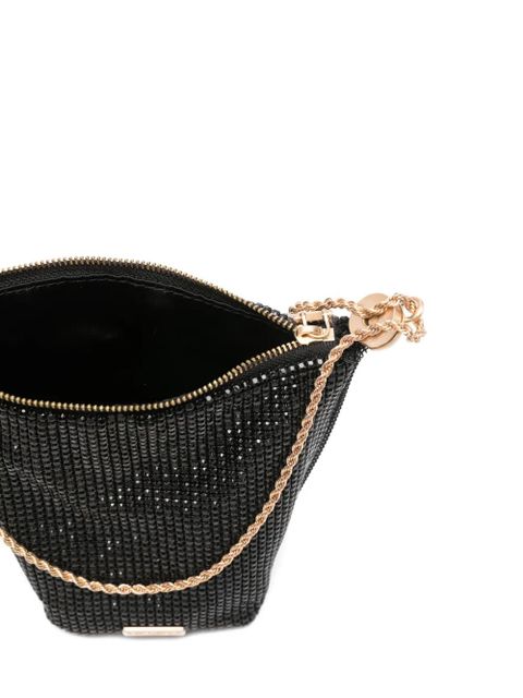 Cult Gaia Rue beaded chain mini bag - Black