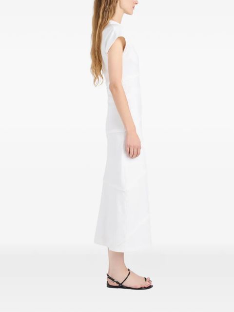 Proenza Schouler Hilma tiered jersey midi dress - White