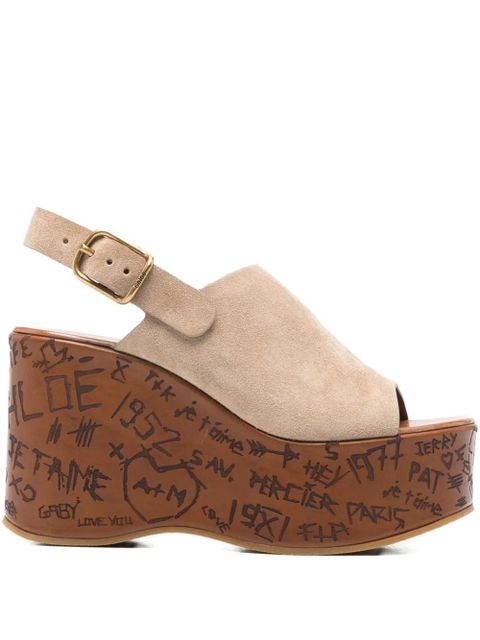 Chloé Maxime sandals - Neutrals - zdjęcie produktu nr 1