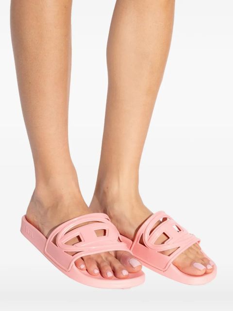 Diesel logo-detail slide - Pink
