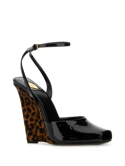 Saint Laurent 110mm La Scandale sandals - Black - zdjęcie produktu nr 2