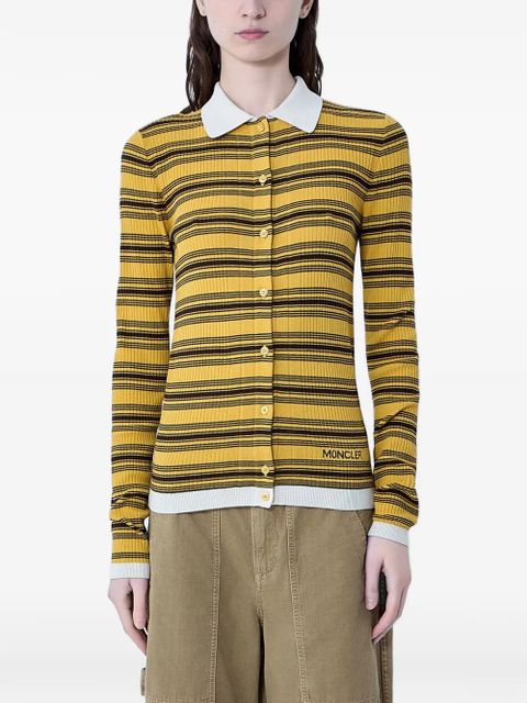 Moncler striped button-fastening shirt - Yellow - zdjęcie produktu nr 1