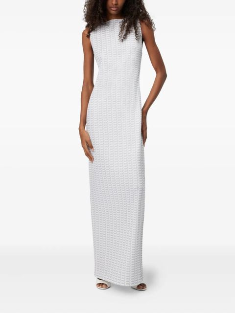 Missoni knitted dress - Silver