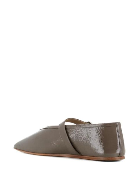Le Monde Beryl buckle-strap leather ballet flats - Brown - zdjęcie produktu nr 2