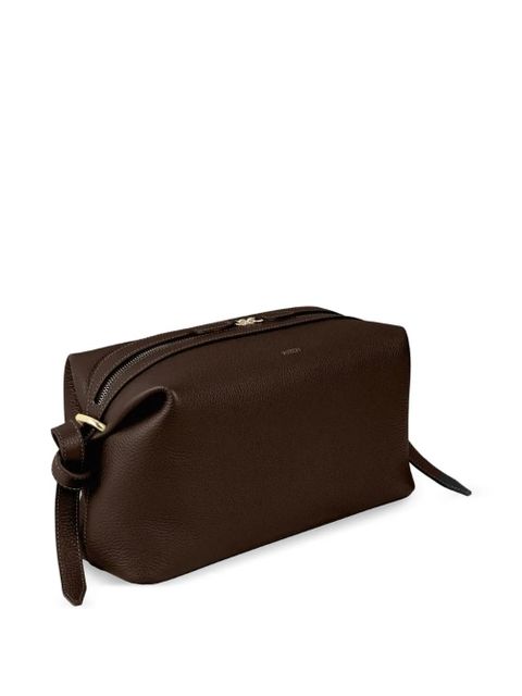 Yuzefi Brioche knot-detail shoulder bag - Brown