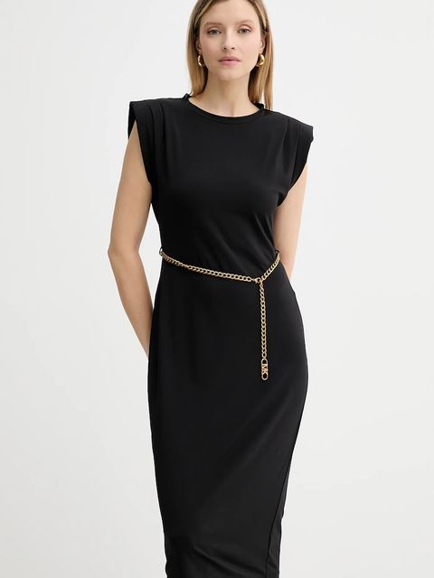 MICHAEL Michael Kors sukienka kolor czarny mini rozkloszowana MT5831SH6J - zdjęcie produktu nr 1