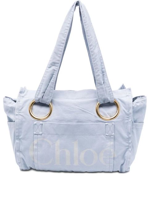 Chloé Plage tote bag - Blue - zdjęcie produktu nr 1
