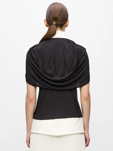 Karl Lagerfeld t-shirt Karl Lagerfeld Studio damski kolor czarny A4W17036 - zdjęcie produktu nr 2