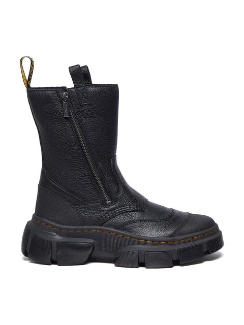 Dr. Martens botki skórzane DMXL Rigger kolor czarny na platformie DM41192001 - zdjęcie produktu nr 1