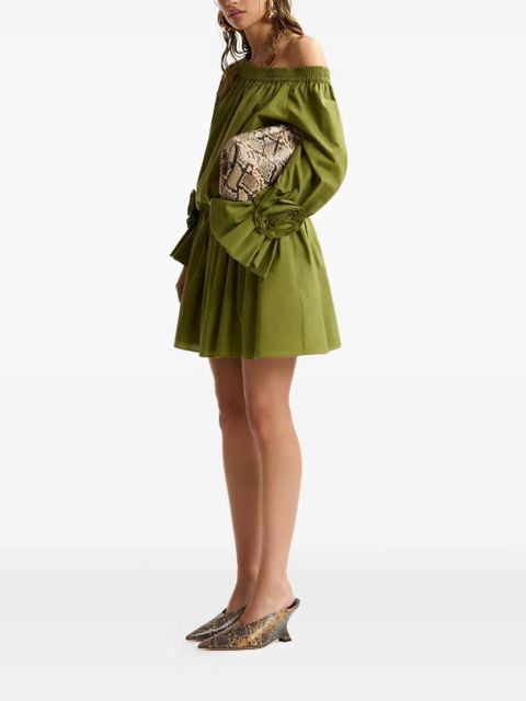 Essentiel Antwerp rosette-embellished mini dress - Green