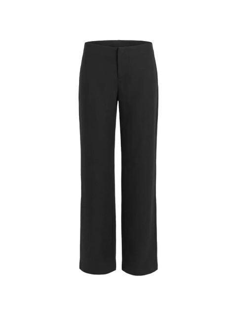 Reformation Vida low rise linen trousers - Black - zdjęcie produktu nr 1