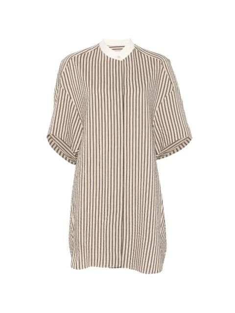 Alysi striped dress - Neutrals - zdjęcie produktu nr 1