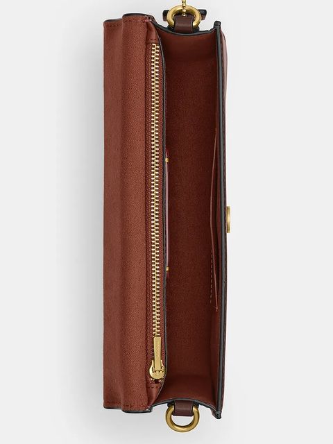 Coach torebka skórzana Elora kolor brązowy CCY30