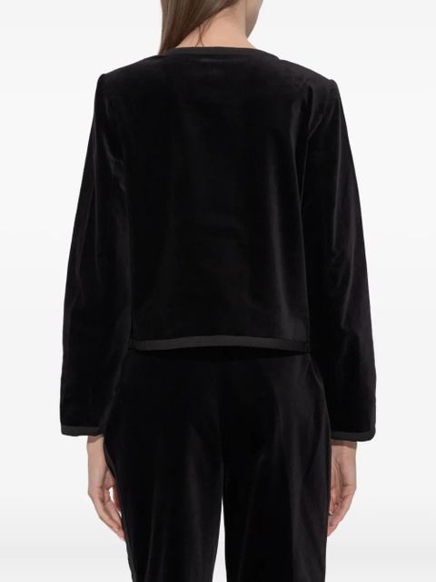 Posse Quincy bow-detail jacket - Black