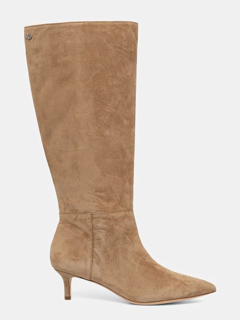 Lauren Ralph Lauren kozaki zamszowe Mckay Tl Hl - zdjęcie produktu nr 1