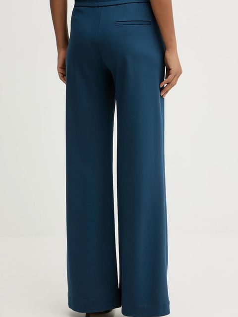 Patrizia Pepe spodnie damskie kolor niebieski szerokie high waist 8P0813 A715 - zdjęcie produktu nr 2