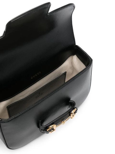 Gucci mini Horsebit 1955 shoulder bag - Black