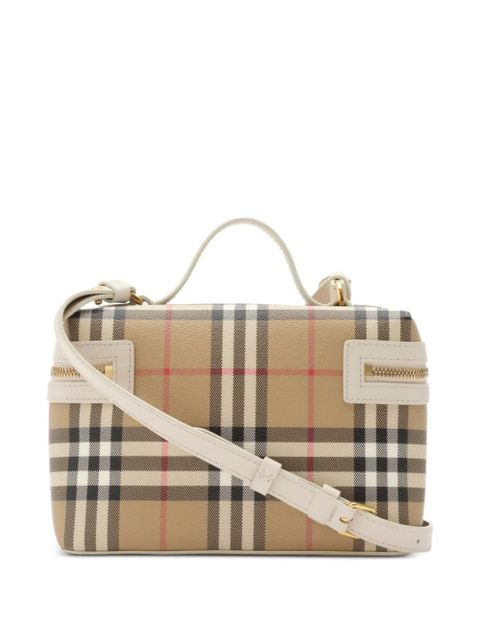 Burberry Check vanity bag​ - Neutrals
