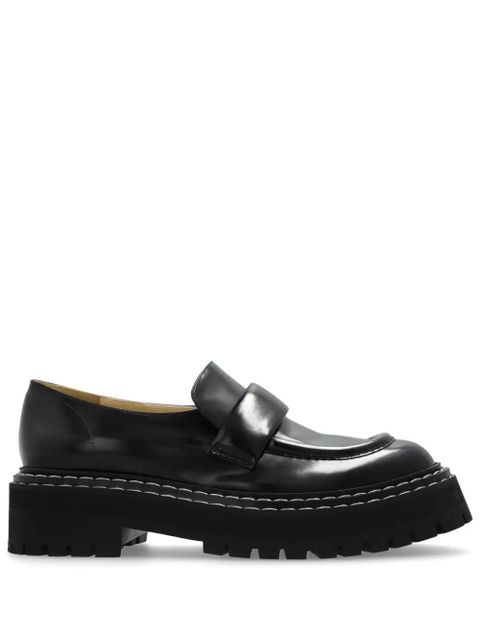 Proenza Schouler lug-sole leather loafers - Black - zdjęcie produktu nr 1