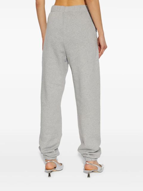 The Attico cotton track pants - Grey