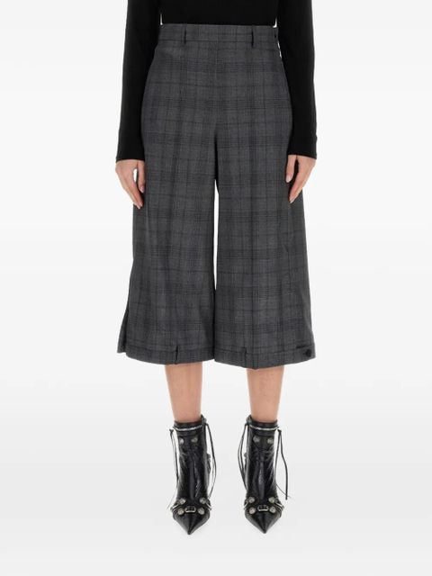 Balenciaga deconstructed checked shorts - Grey - zdjęcie produktu nr 1