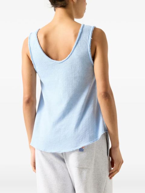 American Vintage scoop-neck tank top - Blue