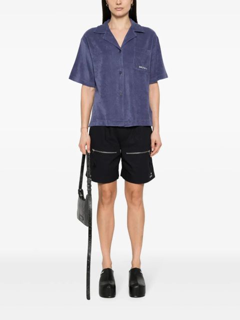 MARANT ÉTOILE Kynan cotton shorts - Black - zdjęcie produktu nr 2