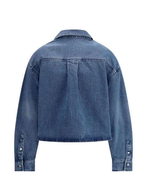 Alexander Wang cropped denim shirt - Blue - zdjęcie produktu nr 2