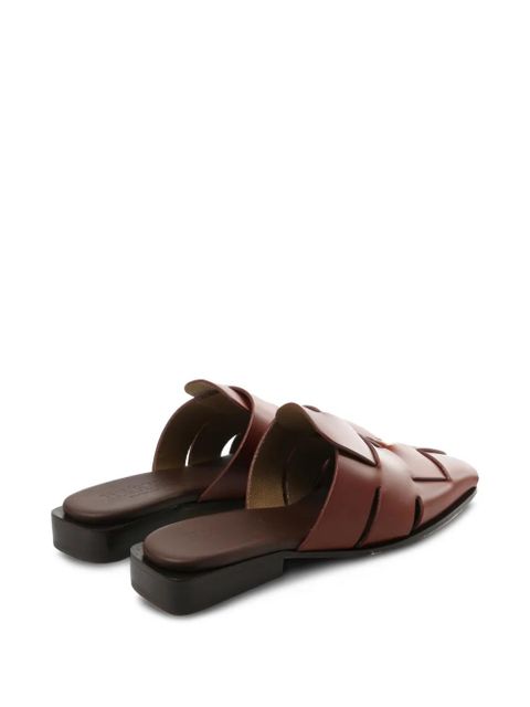 Hereu woven mules - Brown