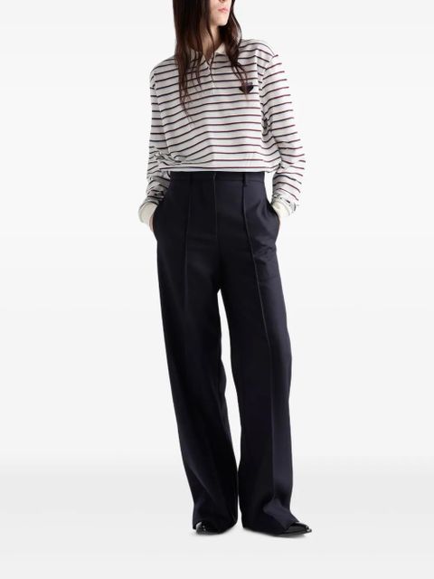 Prada logo-plaque polo shirt - Neutrals - zdjęcie produktu nr 2