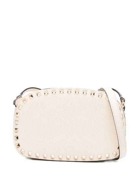 Valentino Garavani small Rockstud calf leather cross-body bag - Neutrals - zdjęcie produktu nr 1