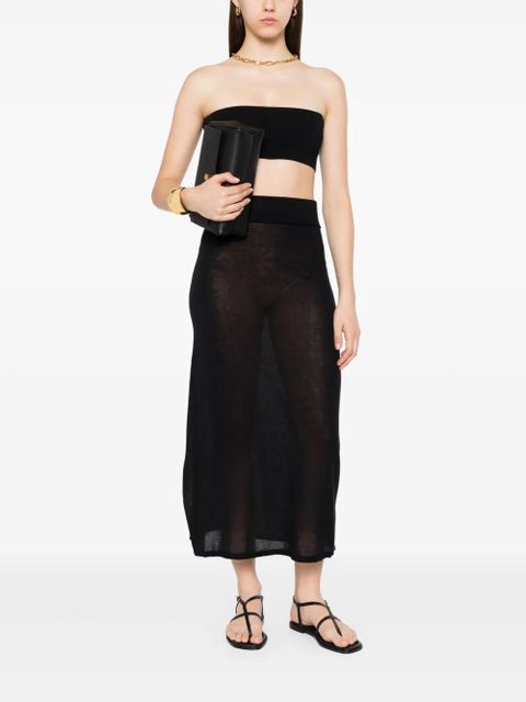 TOTEME knitted bandeau - Black - zdjęcie produktu nr 2