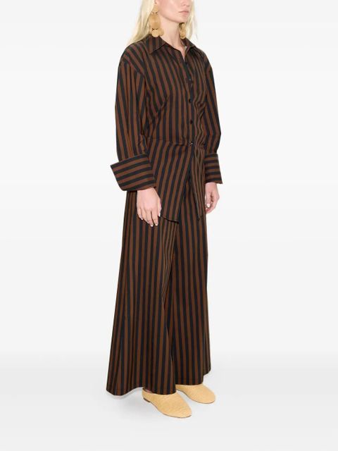 Simon Miller Toni striped poplin trousers - Brown - zdjęcie produktu nr 2
