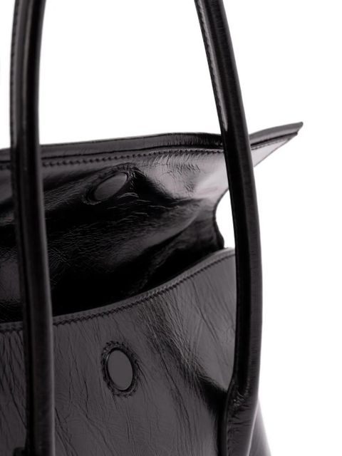 Miu Miu Solitaire leather shoulder bag - Black