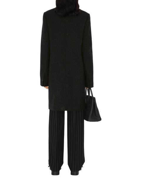 Burberry wool tailored coat - Black