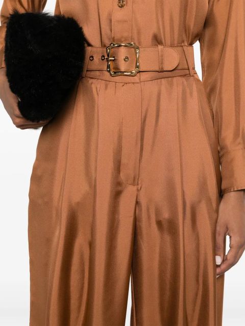 ZIMMERMANN Illustration Double Tuck trousers - Brown