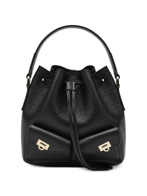 Ferragamo top handle bucket bag - Black - zdjęcie produktu nr 1