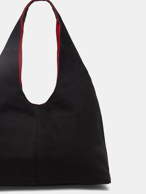 Karl Lagerfeld torebka bawełniana K/RSG kolor czarny B1W50015