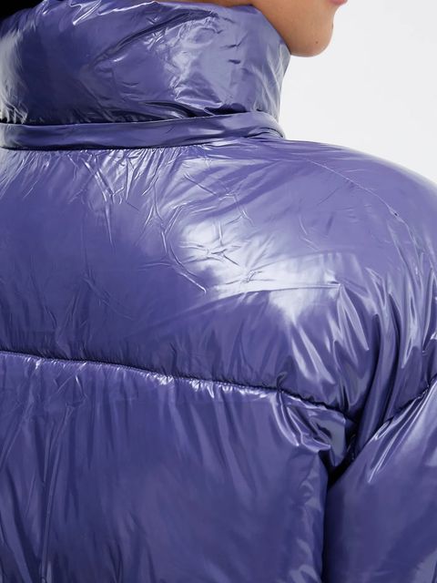 Karl Lagerfeld Jeans kurtka kolor fioletowy zimowa A4W15022