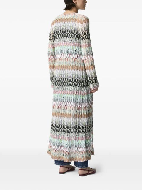 Missoni zigzag pattern coat - Neutrals